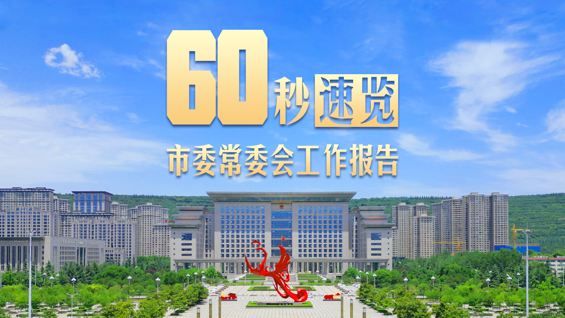 【办好民生实事 让幸福落地生花】60秒速览市委常委会工作报告